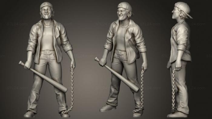 Military figurines (clerk R, STKW_0742) 3D models for cnc